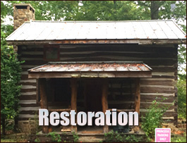 Historic Log Cabin Restoration  Barlow, Ohio